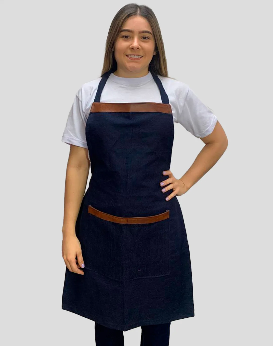 Delantal en Tela Indigo Unisex