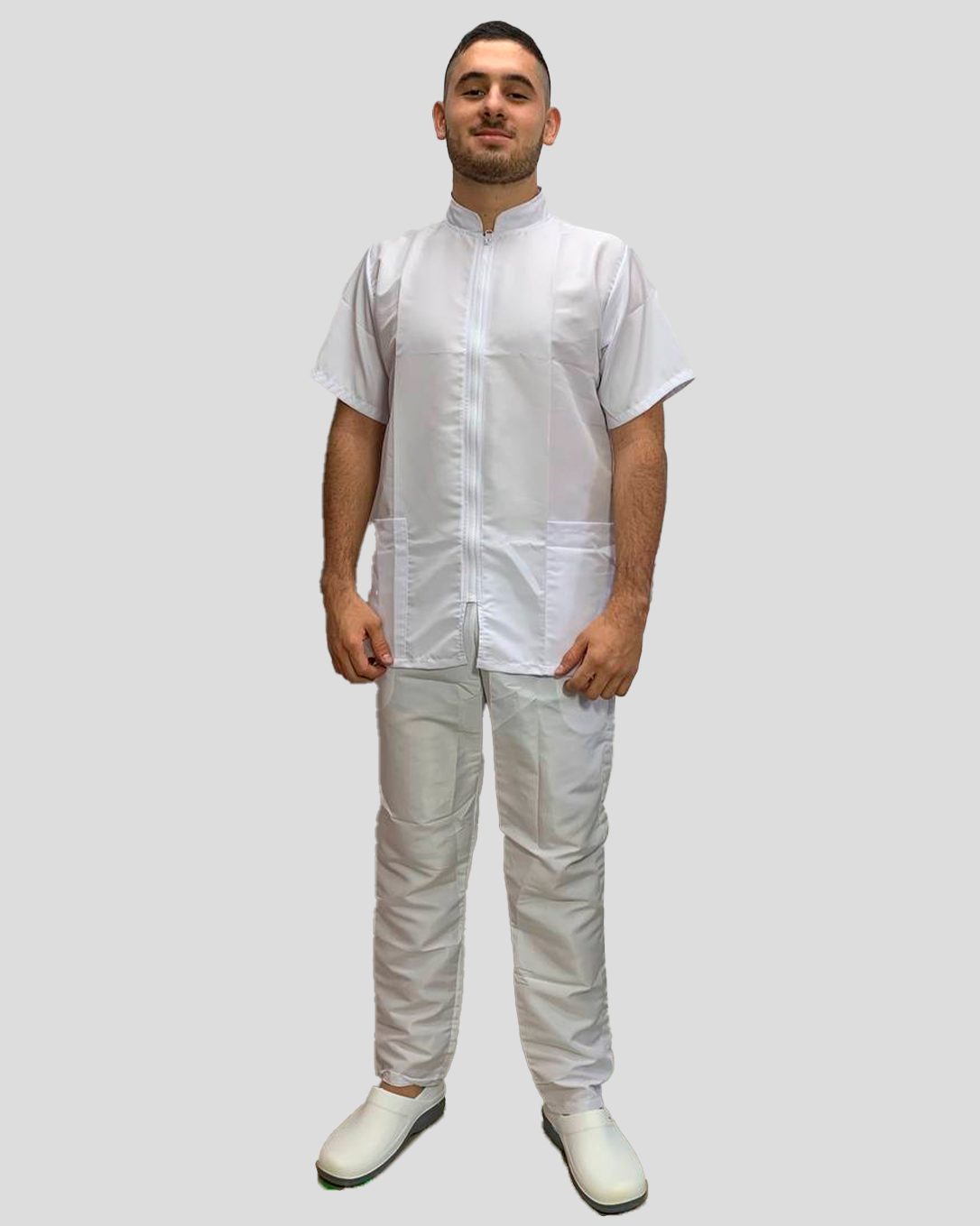 Uniforme Antifluidos Unisex Cuello en Cierre