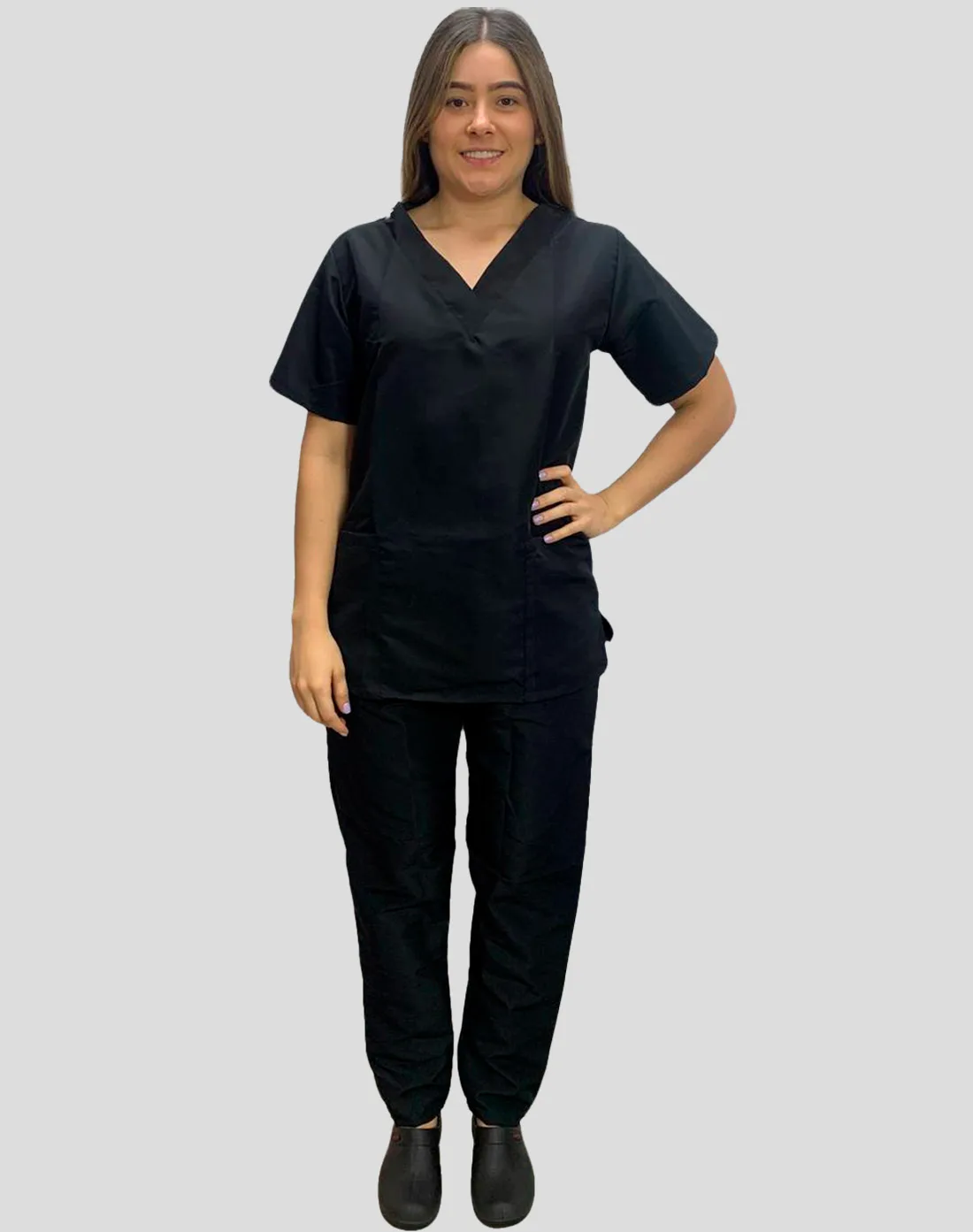 Uniforme Antifluidos Unisex Cuello en V
